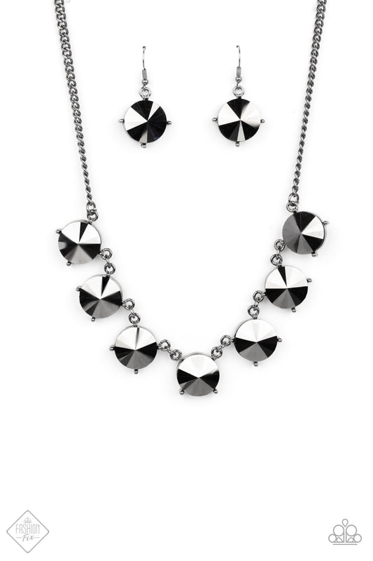 The Showcase Must Go On Black Necklace