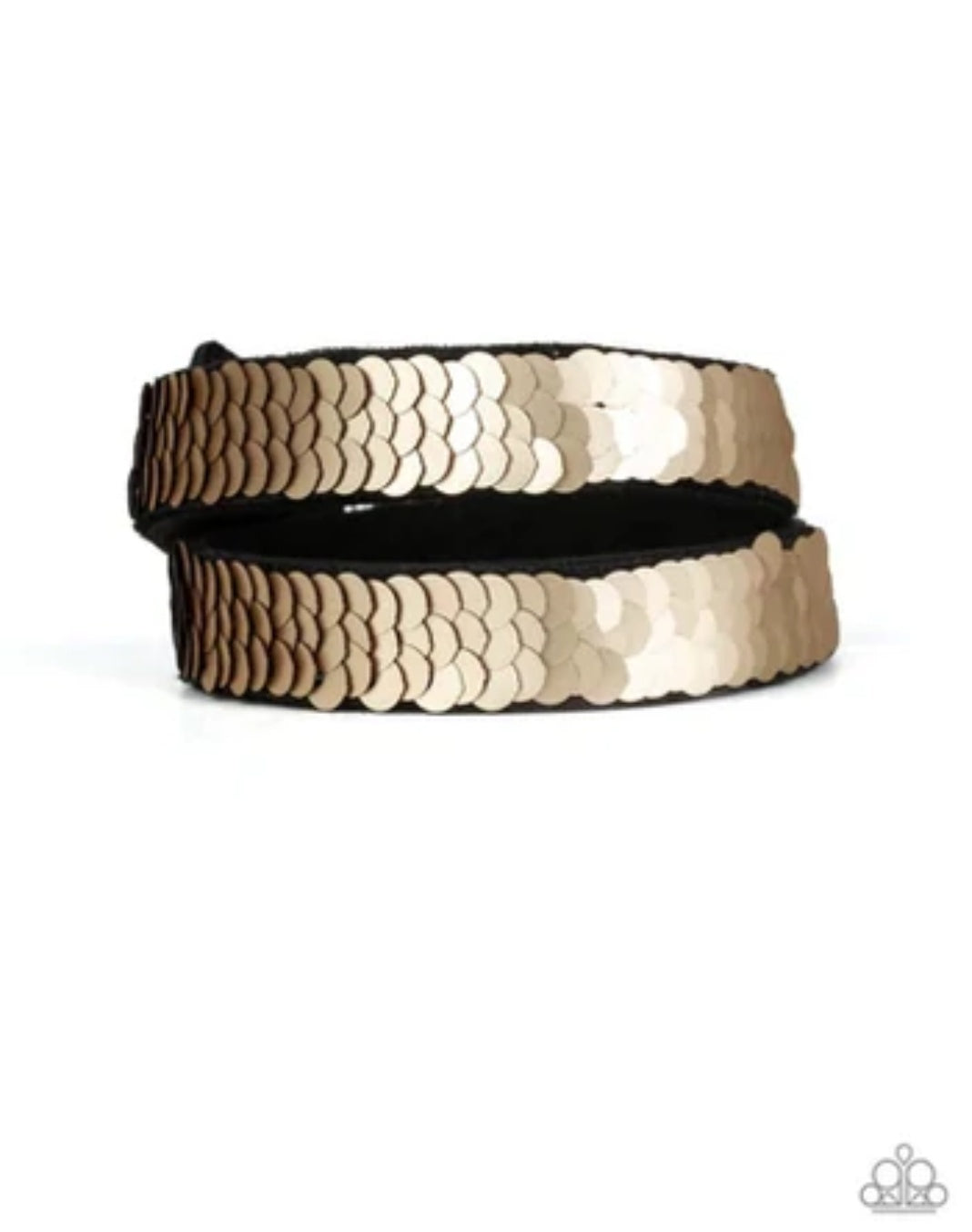 Under the Sequins Brown Bracelet