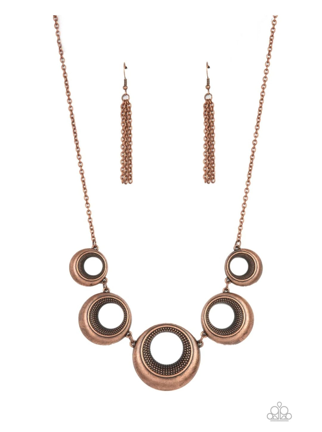 Solar Cycle Copper Necklace