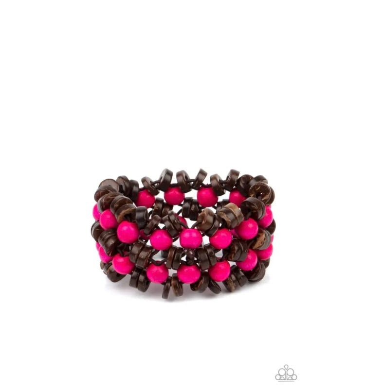 Tahiti Tourist Pink Bracelet