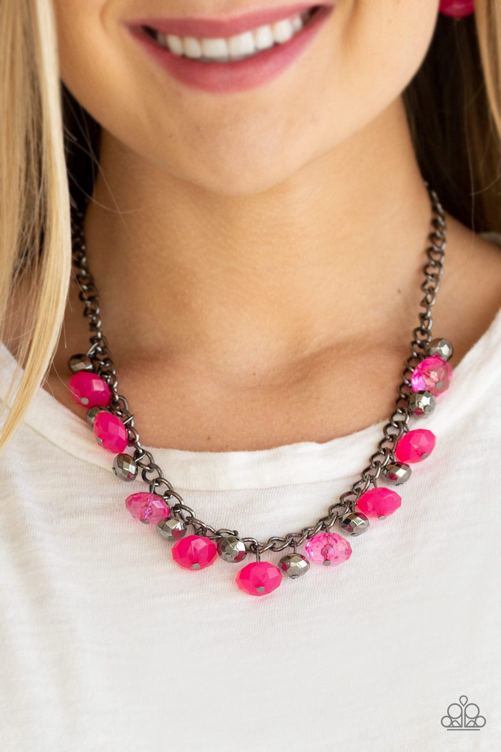 Runway Rebel Pink Necklace