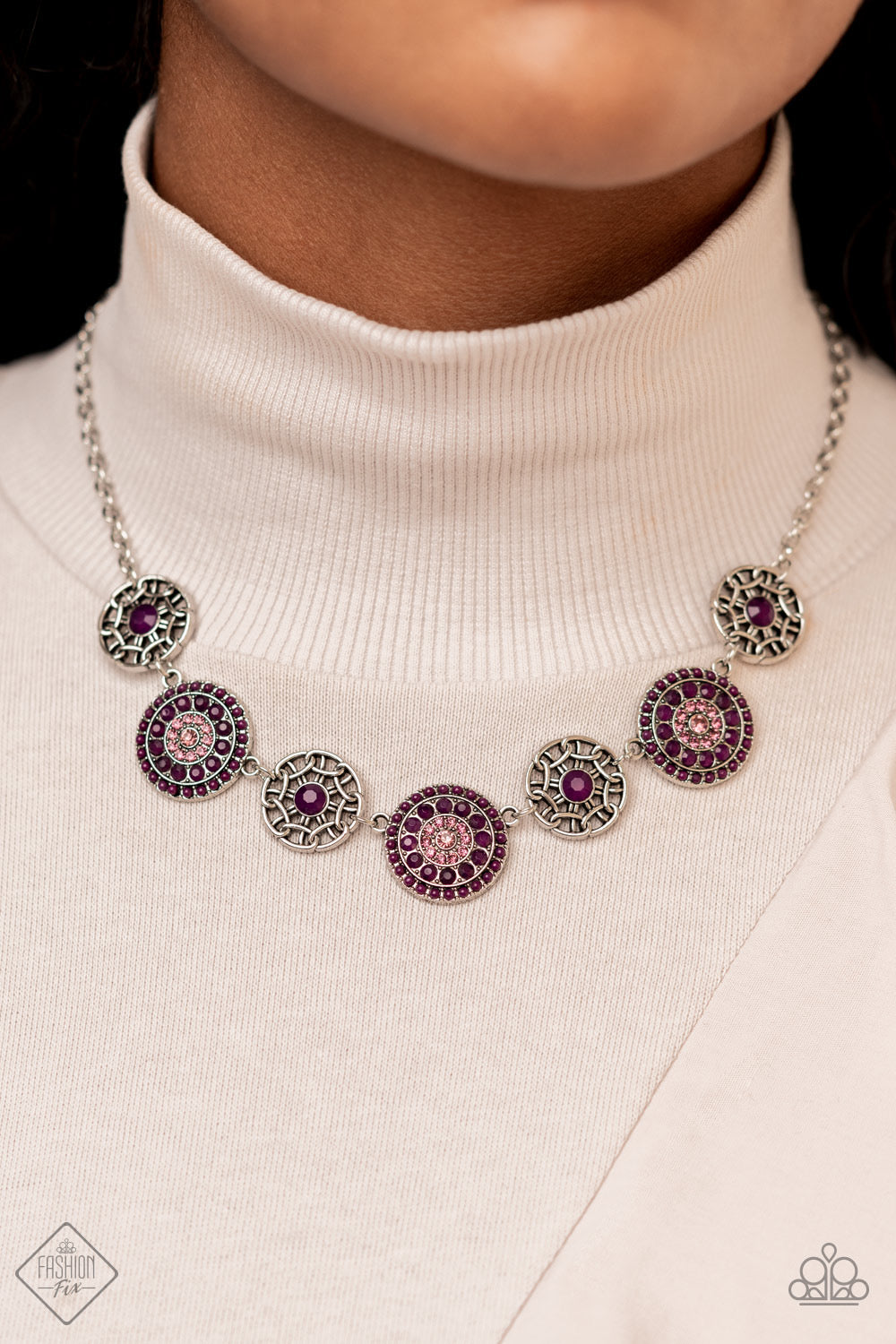 Farmers Market Fashionista Purple Necklace