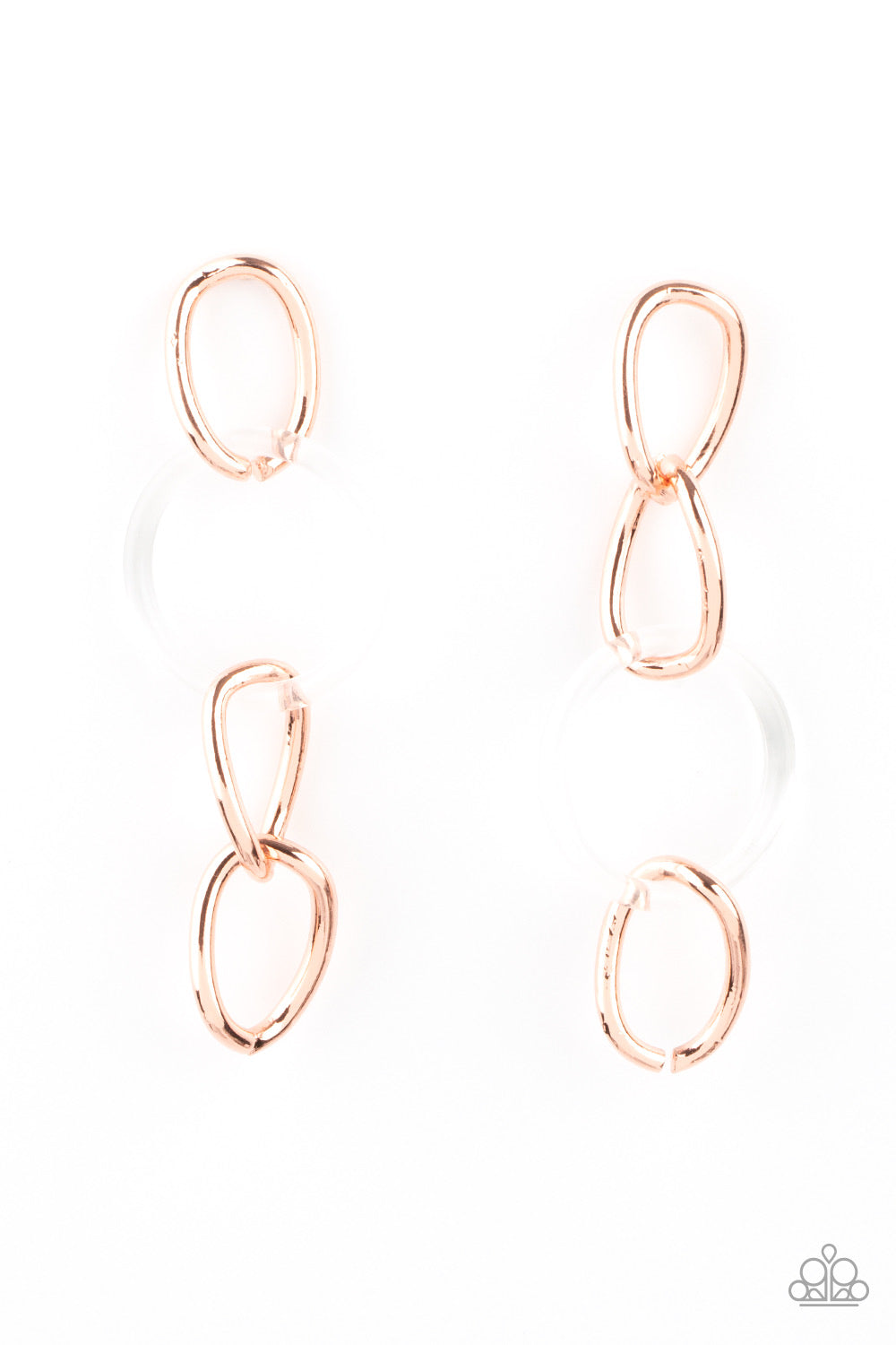 Talk In Circles Copper Earrings