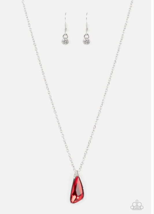 Envious Extravagance Red Necklace
