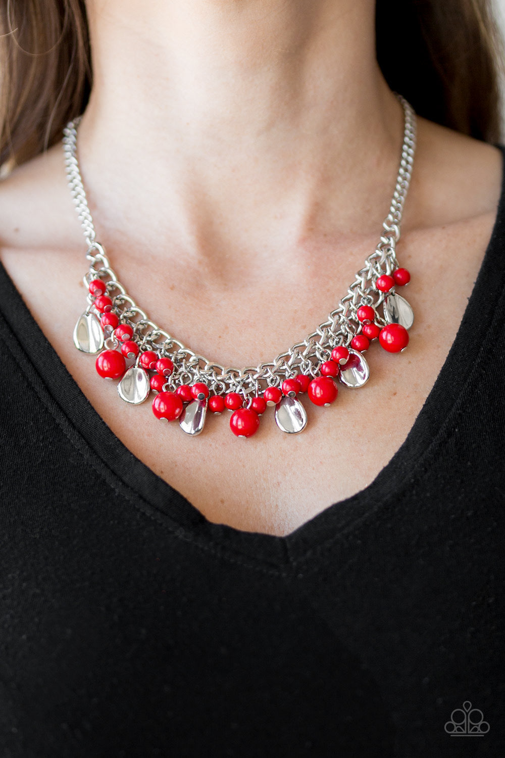 Summer Showdown Red Necklace