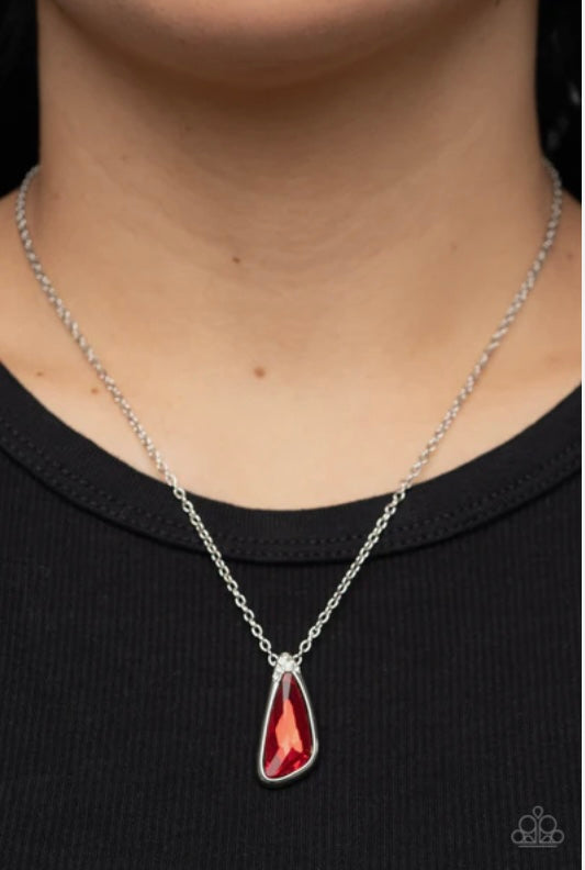 Envious Extravagance Red Necklace