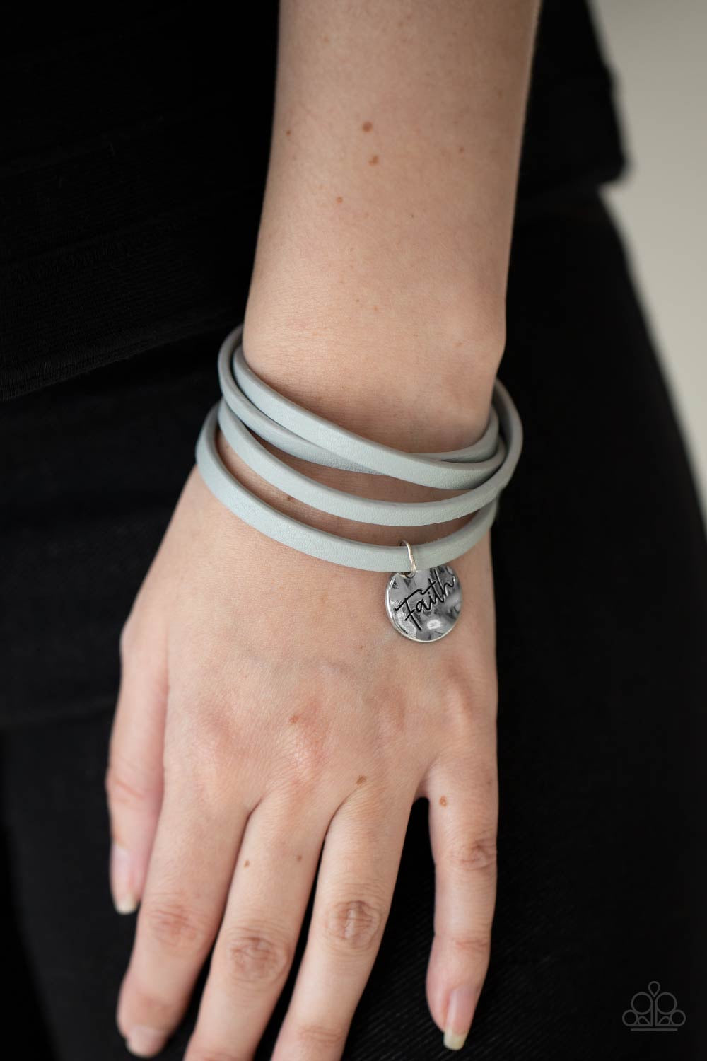 Wonderfully Worded Silver Bracelet