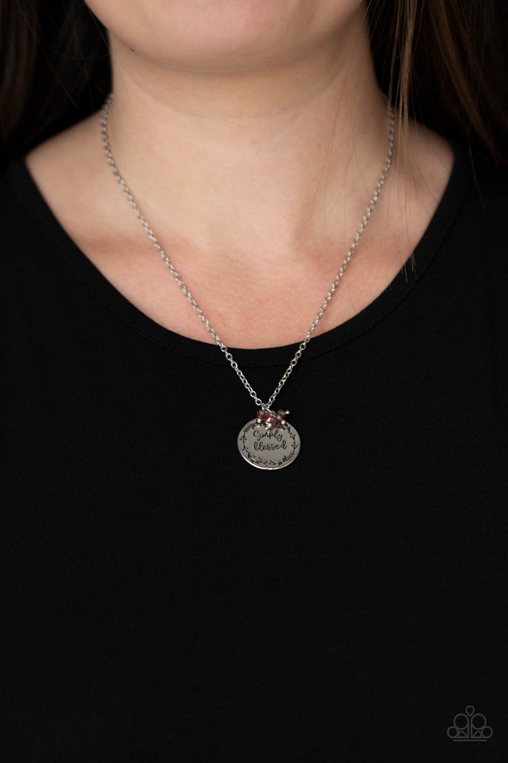 Simple Blessings Purple Necklace