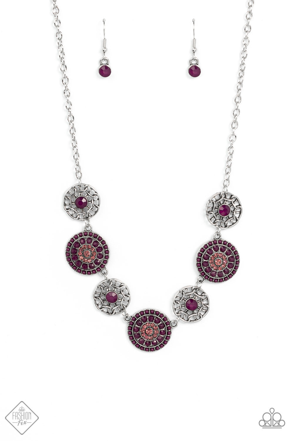 Farmers Market Fashionista Purple Necklace