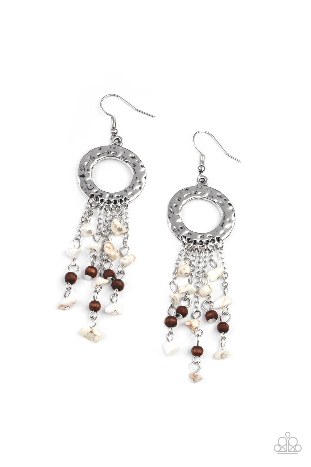 Primal Prestige White Earrings