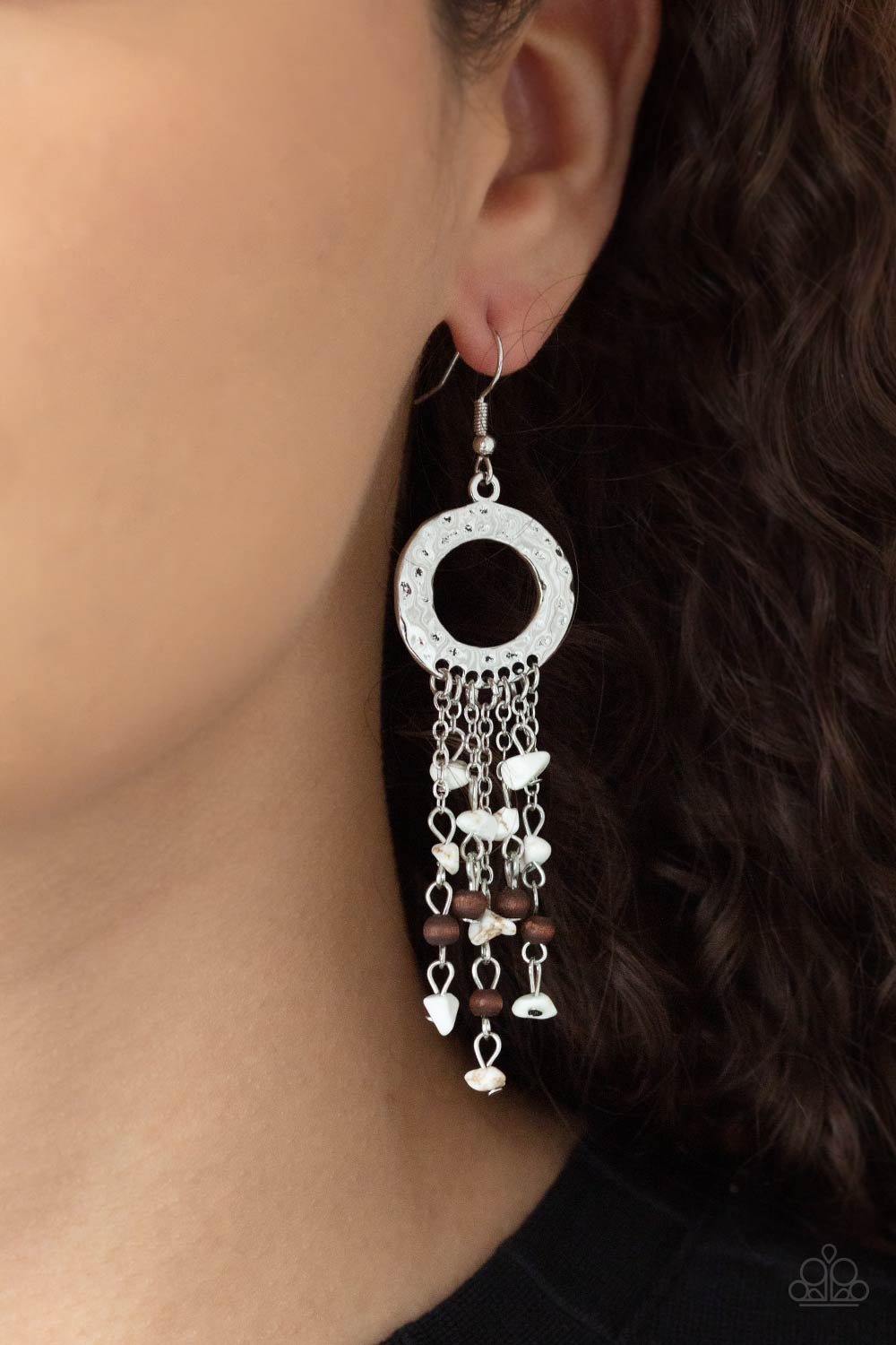 Primal Prestige White Earrings