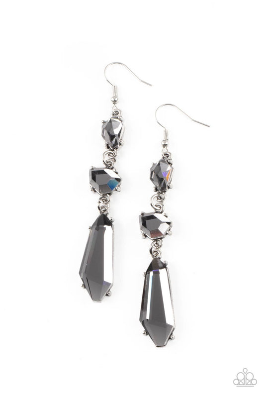 Sophisticated Smolder Silver Earrings