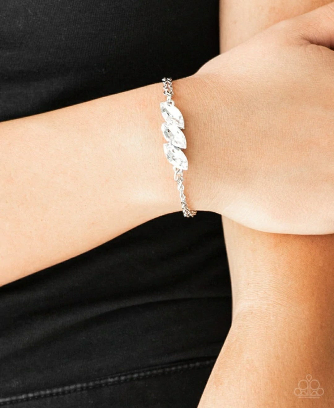 Pretty Priceless White Bracelet