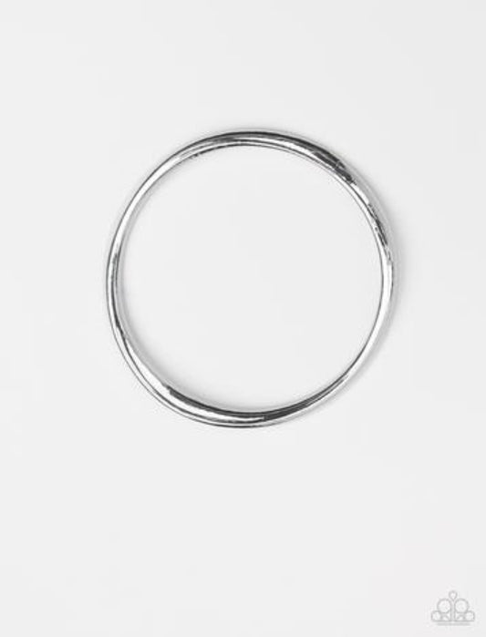 Awesomely Asymmetrical Silver Bracelet