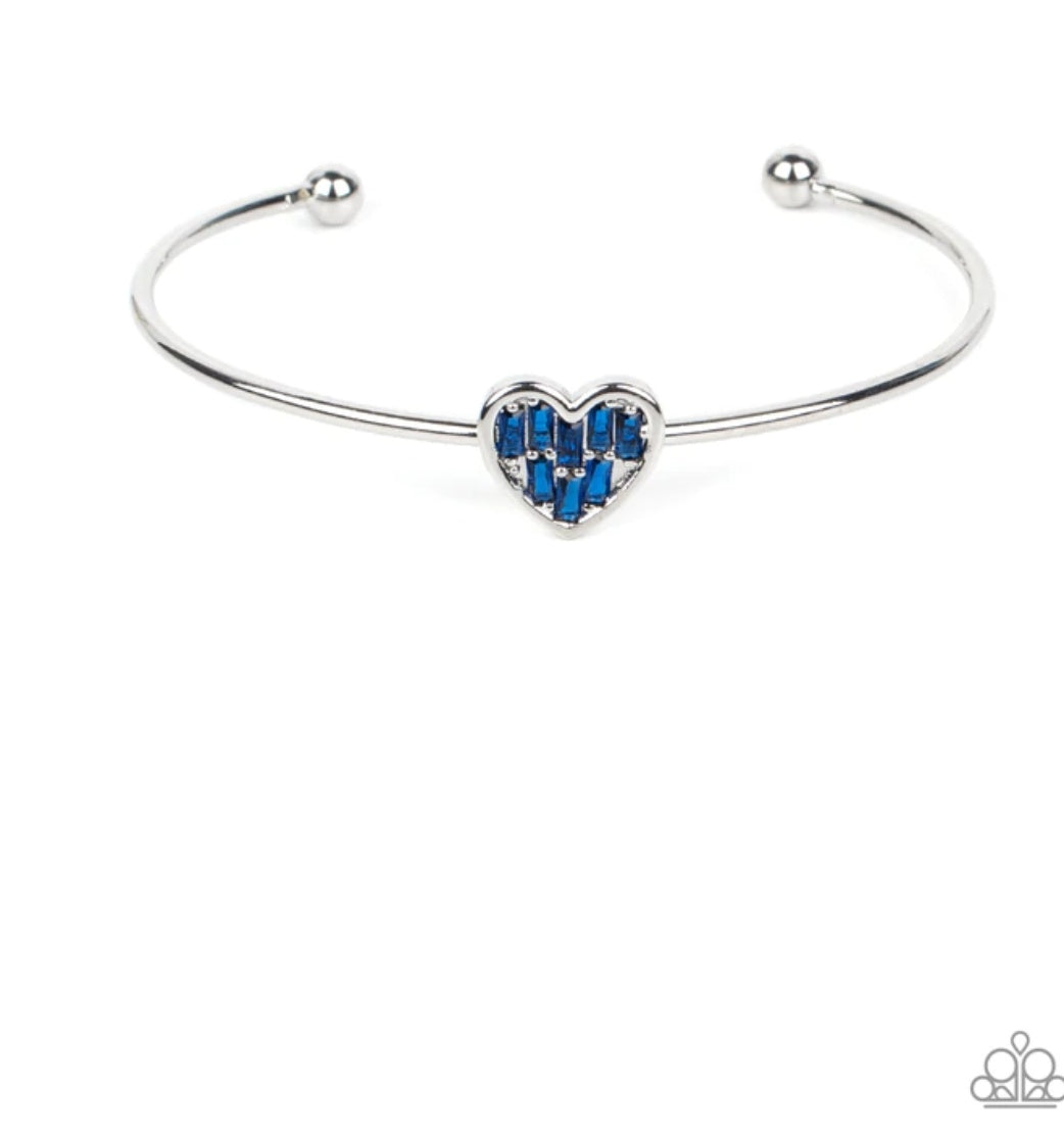 Heart of Ice Blue Bracelet