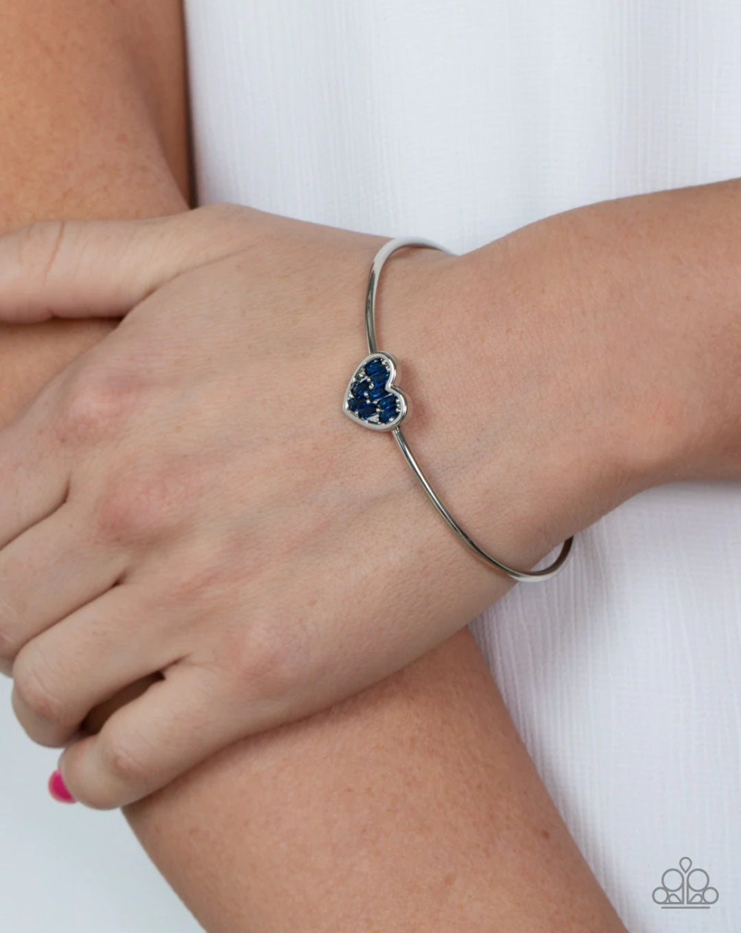 Heart of Ice Blue Bracelet