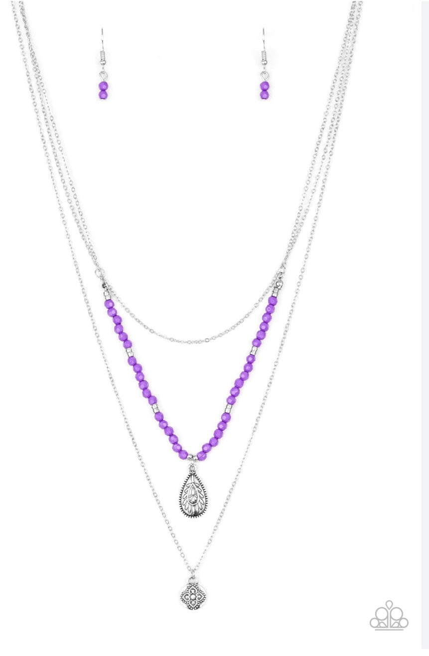 Mild Wild Purple Necklace