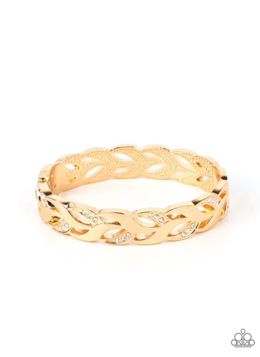 Editor in Leaf Gold Bracelet