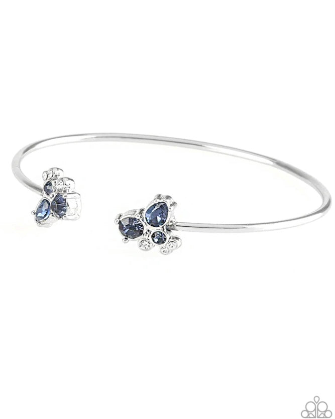 Going For Glitter Blue Bracelet