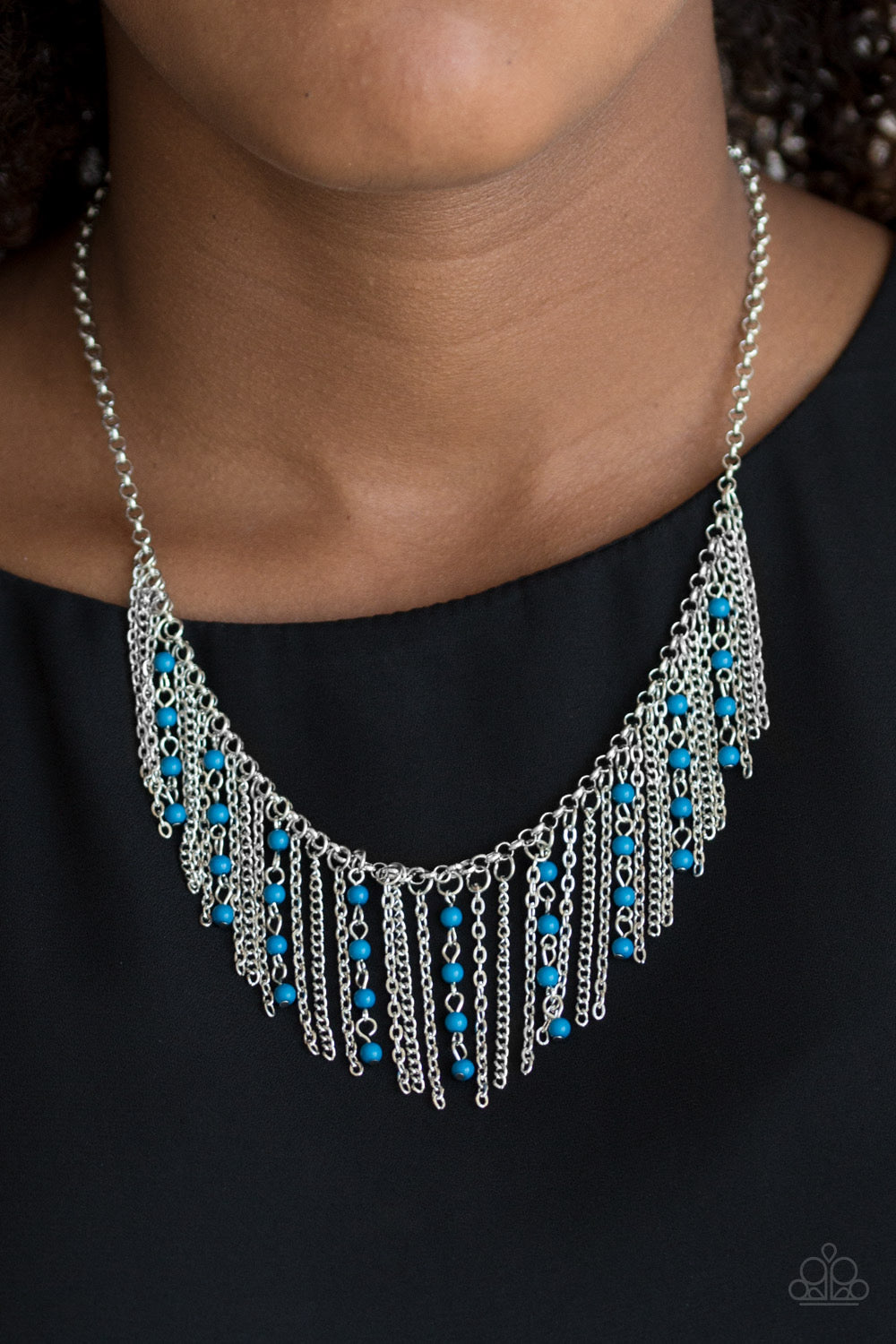 Harlem Hideaway Blue Necklace