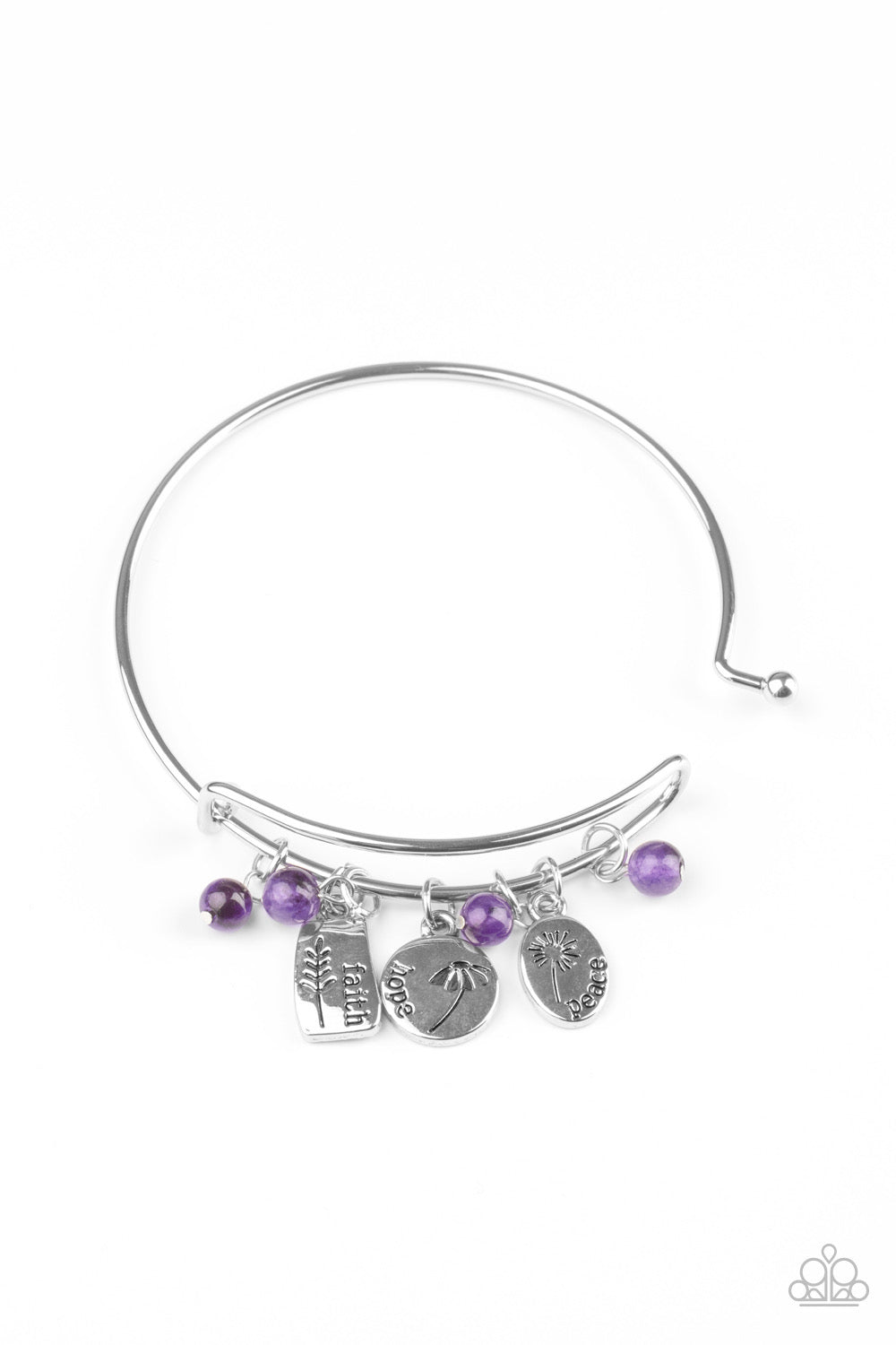 Growing Strong Purple Bracelet