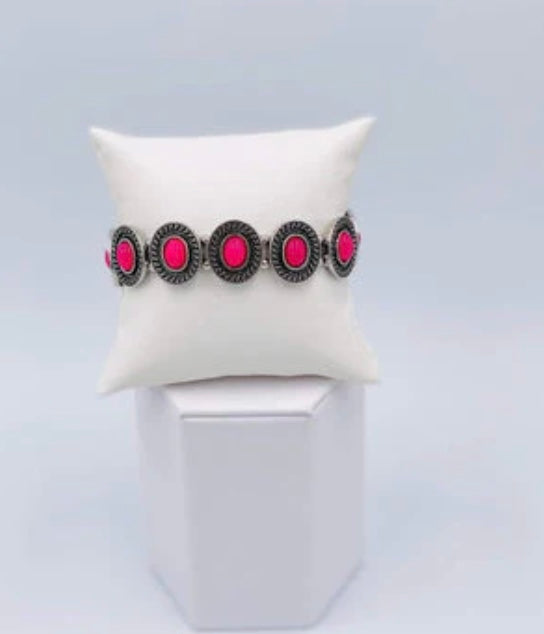 Dainty Delight Pink Bracelet