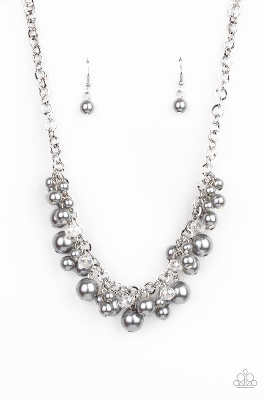 Positively PEARL-escent- Silver Necklace