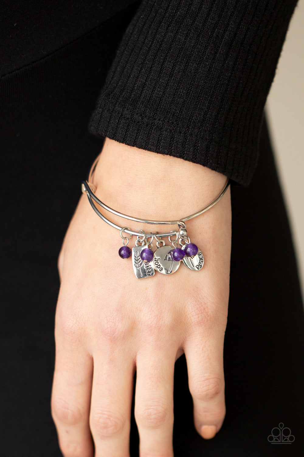 Growing Strong Purple Bracelet