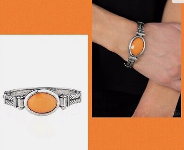 Color Coordinated Orange Bracelet