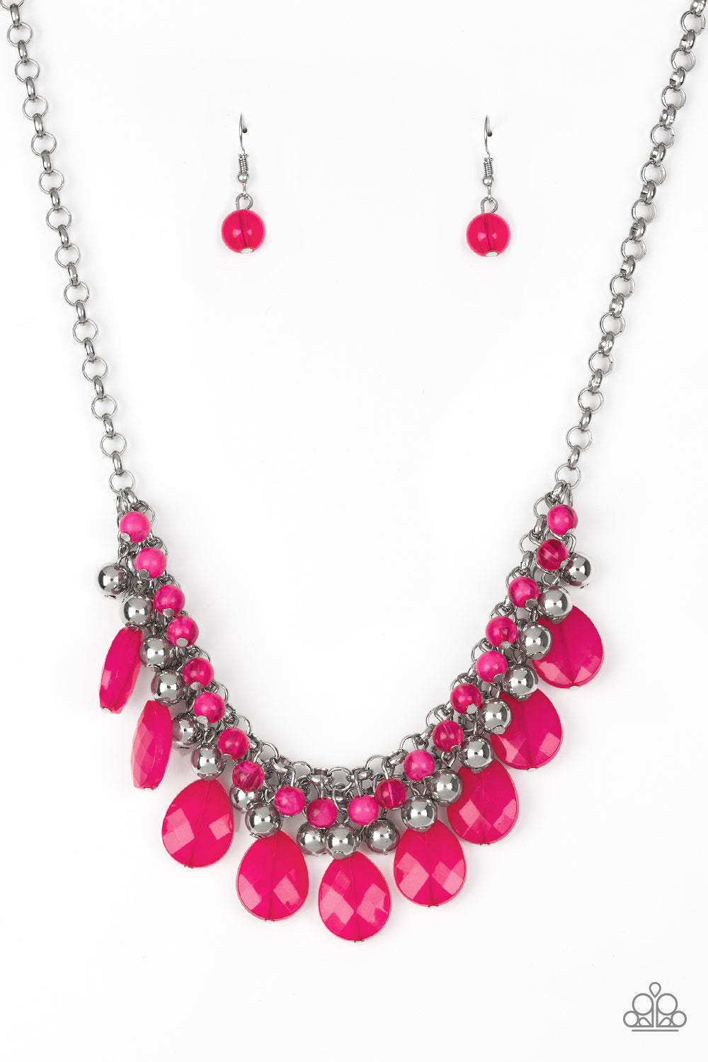 Trending Tropicana Pink Necklace