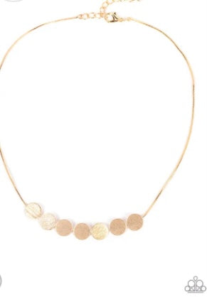 Slimmer Glimmer Gold Necklace