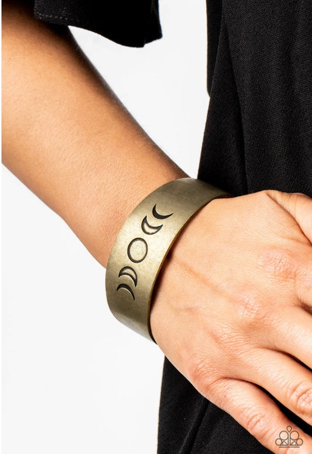 Lunar Effect Brass Bracelet