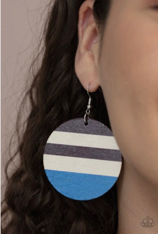 Yacht Party Blue Earrings