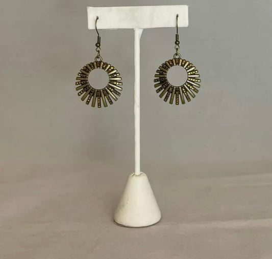 Rebel Resplendence Brass Earrings