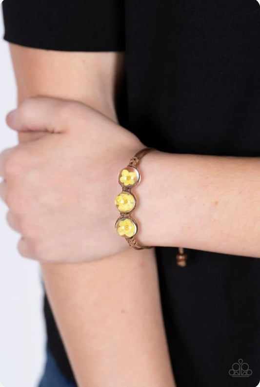 Prairie Persuasion Yellow Bracelet