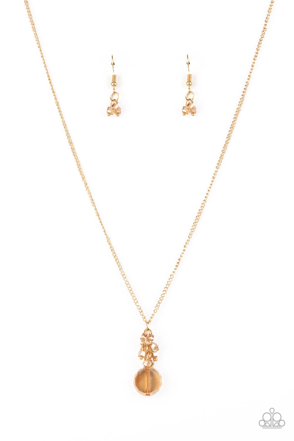 Cluster Candescence Gold Necklace