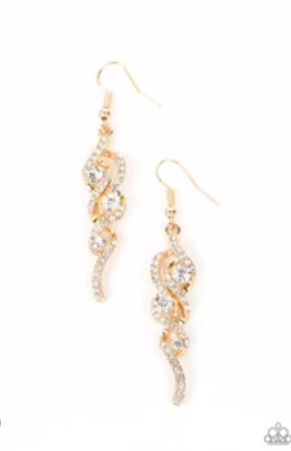 Highly Flammable Gold Earring