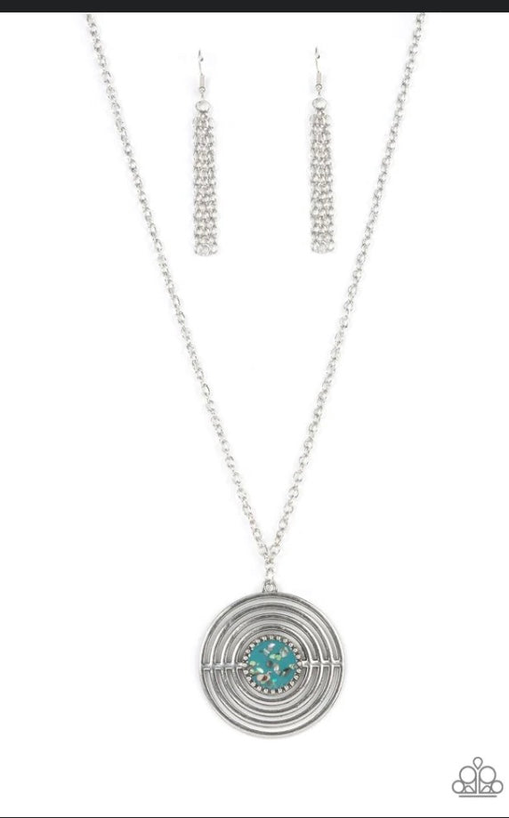 Targeted Tranquility Blue Necklace