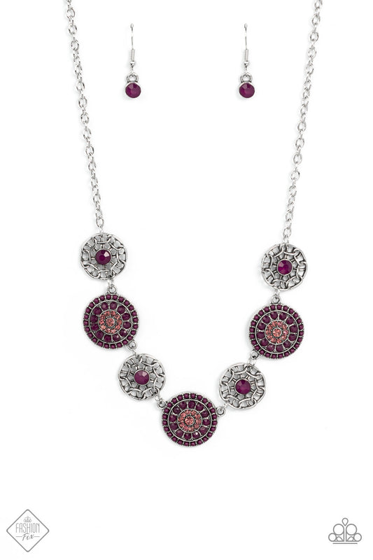 Farmers Market Fashionista Purple Necklace